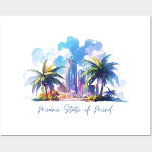 Miami State of Mind Posters and Art